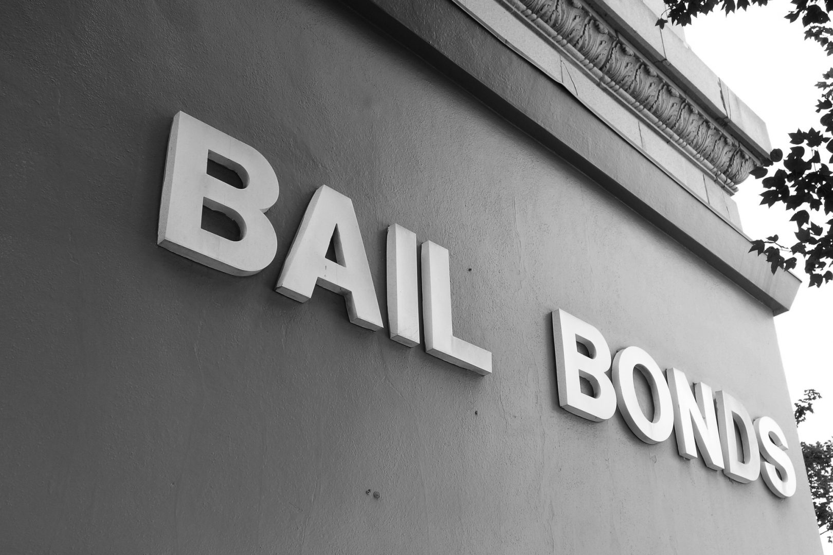 Bail Bonds Store Front Sign