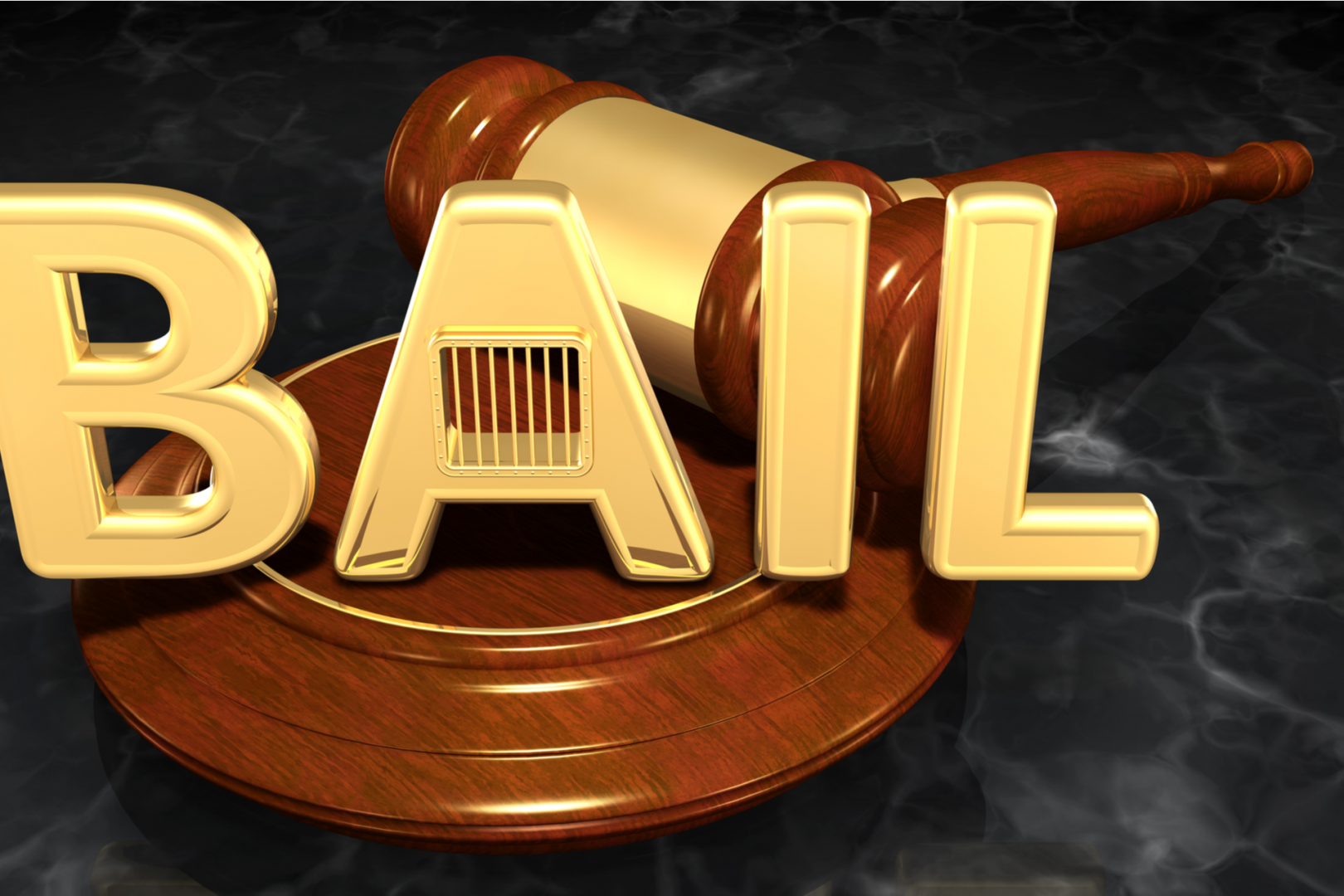 Bail Law Concept 3D Illustration