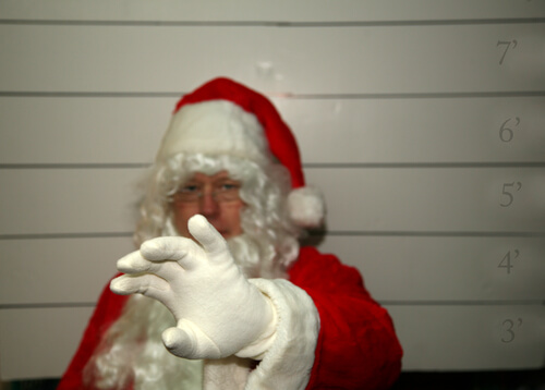 Santa got arrested