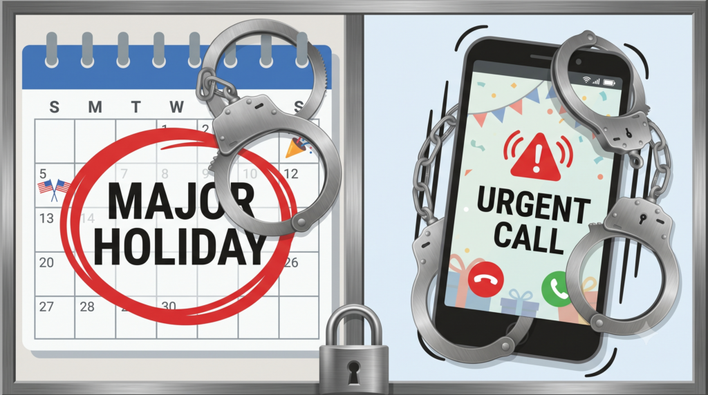 Holiday bail bond help